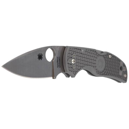 Spyderco Native 5 FRN Grey Maxamet Plain Folding Knife (C41PGY5)