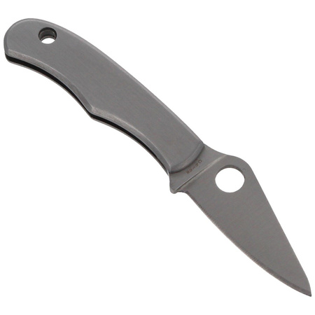 Spyderco Bug Stainless Steel Plain Folding Knife - C133P