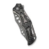 Civivi Biophase Gray Aluminum / Black G10 folding knife, Damascus (C23083C-DS1)