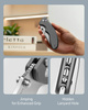 Sencut Cybrix Gray Aluminum, Satin 9Cr18MoV Folding Knife (S23098A-2)