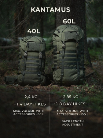 Savotta Kantamus 40L backpack - olive