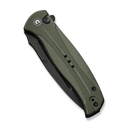 Civivi Incindie OD Green G10 Folding Knife, Black Stonewashed (C23053-2)
