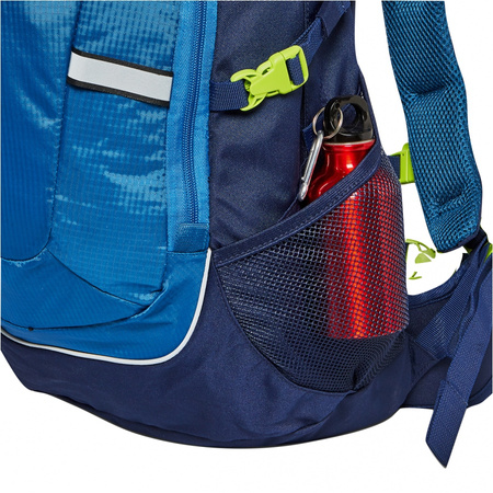 Campus - HORTON 30L dark blue/blue/lime city backpack