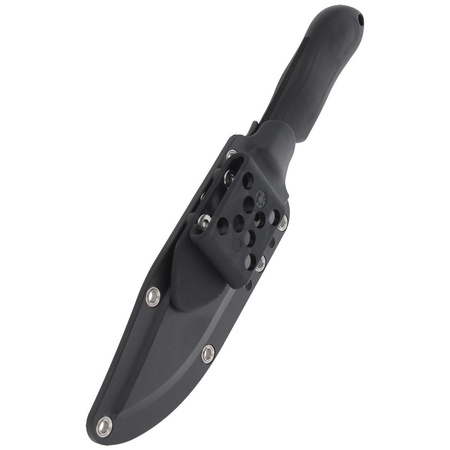 Spyderco Perrin Street Bowie Black Blade Plain Knife - FB04PBB