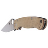 Spyderco Para Military 2 CPM Cru-Wear Folding Knife, Brown Micarta (C81MPCW2)