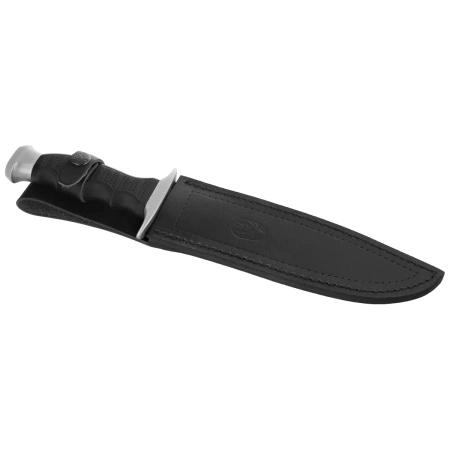 Muela Gray/Black Zamak/ABS knife, Satin Nitro-42 (85-182)