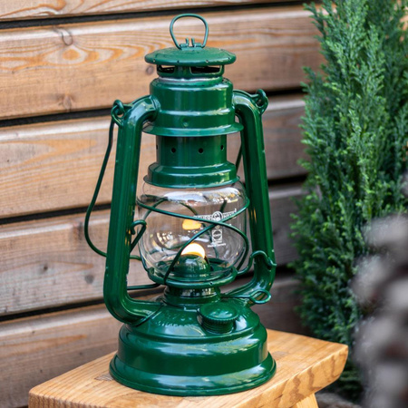 Oil lamp - Feuerhand Hurricane Lantern 276 - ZIelona