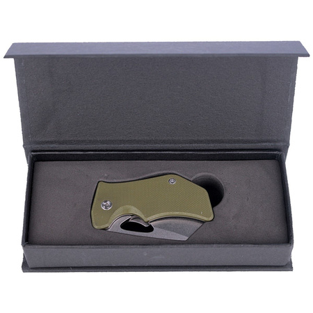 FOX Kit G10 OD Green / Stone Washed folding knife (BF-752 OD)