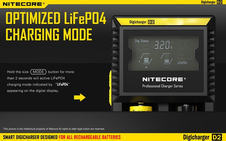 Battery charger - Nitecore Digicharger D2