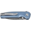 Civivi Knife Mini Shakan Blue Aluminum Folding Knife, Damascus (C20052F-DS1)