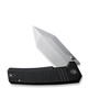 Civivi Bhaltair Black Coarse G10 Folding Knife, Stonewashed 14C28N (C23024-1)