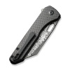 Civivi Nugz Black G10 folding knife, Damascus by Matthew Wehrwein (C23060-DS1)