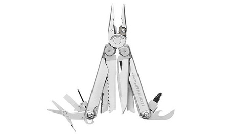 Leatherman Wave Plus multitool (832524) stainless - 18 tools