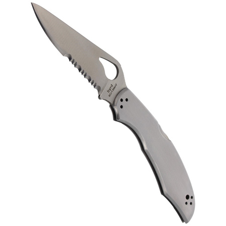 Spyderco Byrd Cara Cara 2 Stainless Combination Folding Knife (BY03PS2)