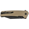 Civivi Bhaltair Tan Coarse G10 Folding Knife, Black 14C28N (C23024-2)