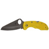 Spyderco Salt 2 FRN Yellow Plain Folding Knife - C88PYL2