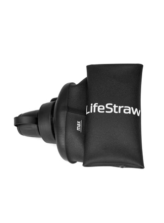 LifeStraw Peak Series Flex Squeeze Bottle 1L Water Filter - Dark Gray