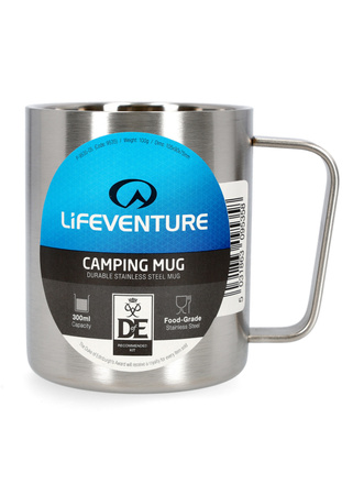 Travel Mug - Lifeventure Stainless Steel Camping Mug - 300ml