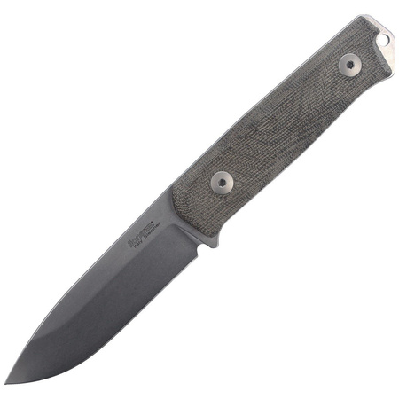 LionSteel Bushcraft Green Canvas / Stone Washed knife (B41 CVG)