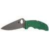 Spyderco Endura 4 FRN Green Flat Ground Plain Folding Knife (C10FPGR)