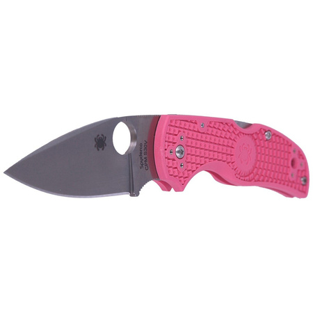 Spyderco Native 5 FRN Pink Plain Folding Knife (C41PPN5)