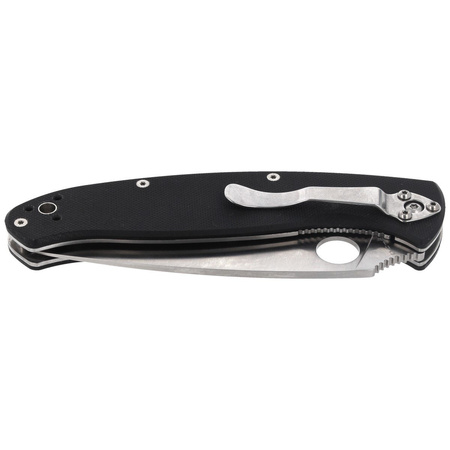 Spyderco Resilience G-10 Black Plain Folding Knife - C142GP