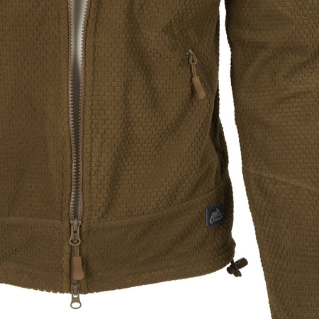 Helikon Alpha Tactical Grid Fleece Sweatshirt - Olive Green