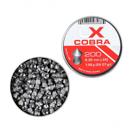 Umarex - Cobra Pointed Ribbed 6.35/200 diabolo shot