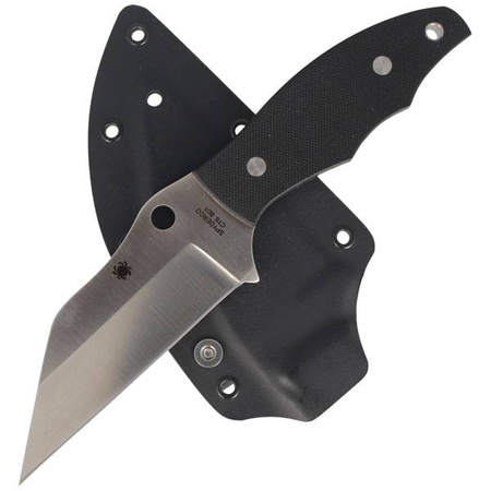 Spyderco Ronin 2 G-10 Black Plain knife - FB09GP2