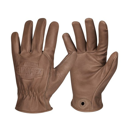 Helikon Lumber leather gloves - brown