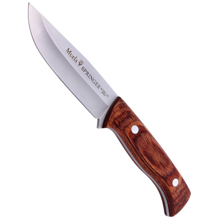 Muela Full Tang PakkaWood Knife 110mm Case (SPRINGER-11R)