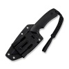 CIVIVI Gander Black Canvas Micarta, Black Stonewashed 14C28N by Matt Gentry (C24058B-2) knife