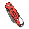 Civivi Pragma Knife Red Aluminum, Damascus (C23062B-DS1)
