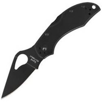 Spyderco Byrd Robin 2 Stainless Black Blade Folding Knife (BY10BKP2)