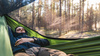 Lesovik Draka hammock with Sneka suspension - Treetop green