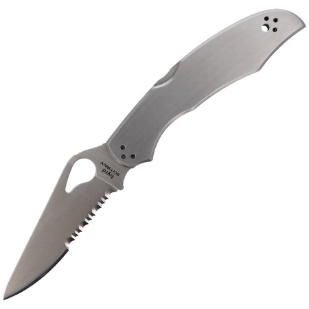 Spyderco Byrd Cara Cara 2 Stainless Combination Folding Knife (BY03PS2)