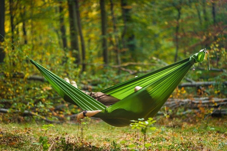 Lesovik DUCH Treetop Green hammock