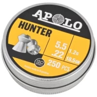 Apolo Hunter 5.52 mm shotgun shell, 250 rounds. 1.20g/18.5gr (19971-2)