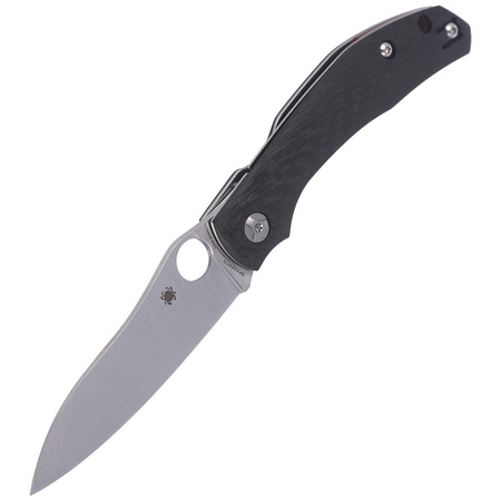 Spyderco Carbon Fiber Plain Folding Knife (C241CFP)