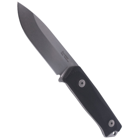 LionSteel Bushcraft Black G10 / Stone Washed knife (B41 GBK)