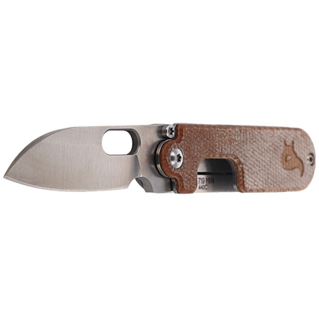 BlackFox Bean Gen2 Natural Micarta Folding Knife by Panchenko (BF-719 MIN)