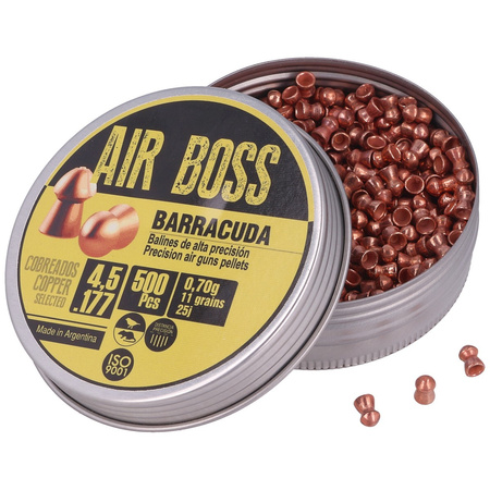 Apolo - Air Boss Barracuda Copper 4.5 mm shot, 500 rounds. 070.g/ 11.0gr (30002)