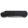 CIVIVI Elementum Flipper Knife Black Ebony Wood, Satin Finish (C907D)