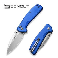 Sencut ArcBlast Bright Blue Aluminum, Satin 9Cr18MoV Folding Knife (S22043B-3)