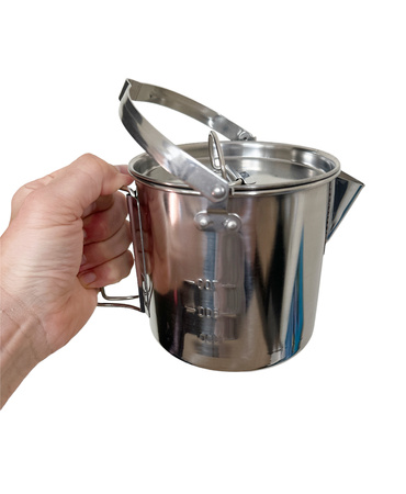 Billy Can Pot - Mil-Tec Stainless Steel Can - 0.7L