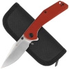 Sencut Actium Burgundy G10 Folding Knife, Satin D2 (SA02A)