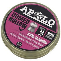 Apolo Domed Hollow 5.5 mm shot, 250 rounds. 0.95g/14.6gr (19702)