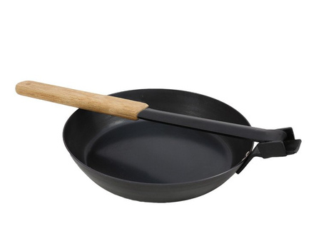 Muurikka Black Carbon Steel Folding Frying Pan Campfire Pan