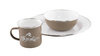 Robens - Enamel travel cookware set - Tongass Single Enamel Set - Khaki