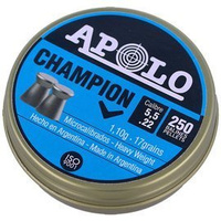 Apolo Champion AirGun Pellets .22/5.5mm, 250 pcs 1.10g/17.0gr (19501)